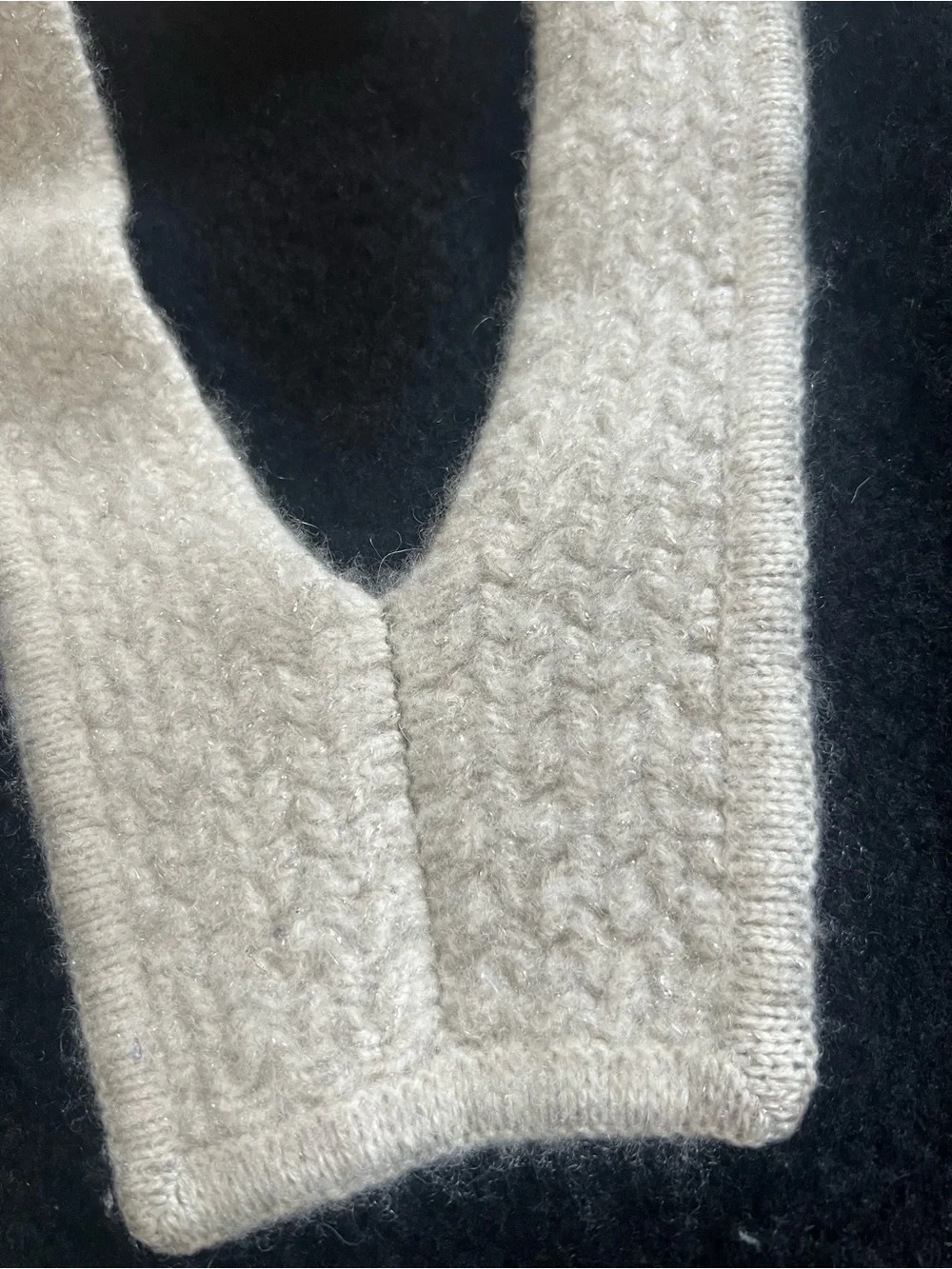 Tory Burch Black Cashmere Tunic Sweater • SM